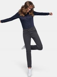 Damen Chinohose Grau